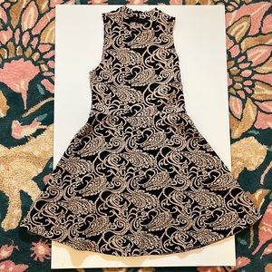 Forever, 21 sleeveless high neck, full skirt dress